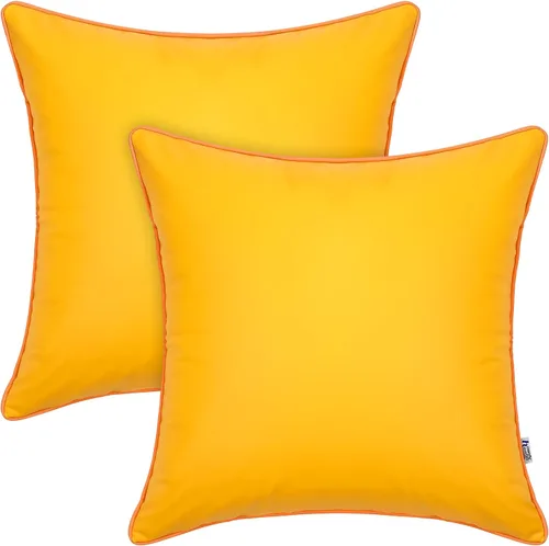 Miniatura 20 de Paquete de 2 fundas de almohada para exteriores de 12 x 20 pulgadas, resistente al agua, de piel de silicona, resistente a los rayos UV, resistente