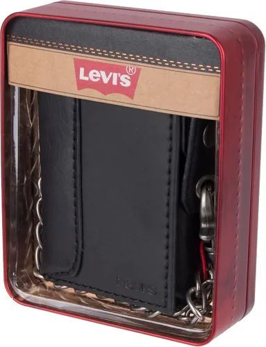 Miniatura 49 de Levi's Billetera triple para hombre, elegante y delgada, incluye ventana de identificación y tarjetero de crédito