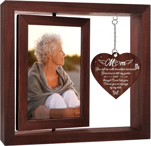 Miniatura 24 de Vetbuosa Regalos conmemorativos para la pérdida del abuelo, marco de fotos de condolencia, regalos de condolencia por pérdida del abuelo, regalo