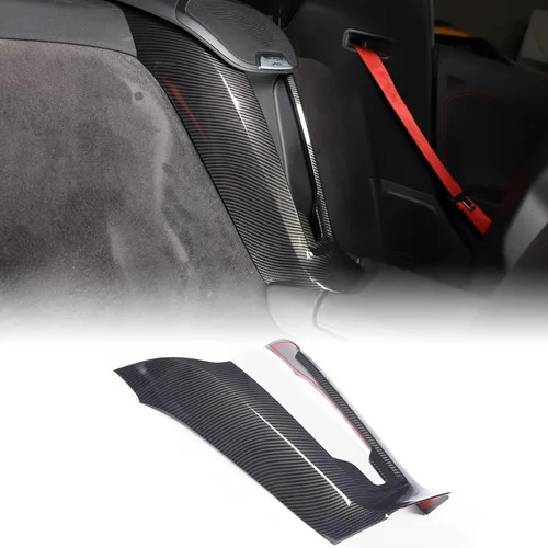 CHEAYAR Funda de cargador de teléfono con patrón de fibra de carbono compatible con Chevrolet Corvette C8 2020-2023, funda de carga inalámbrica para