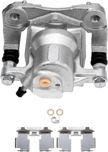 Miniatura 6 de Detroit Axle - Pinza de freno de disco del lado del conductor trasero de repuesto de pastillas de freno de cerámica para Lexus HS250h 2010 2011 2012