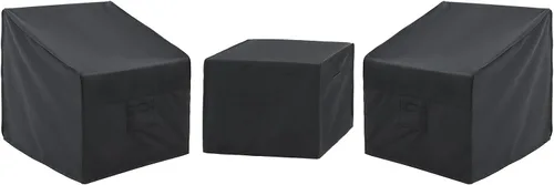 Miniatura 9 de Loriano Juego de fundas para muebles de patio, 3 piezas, impermeables, 600D resistentes al agua, juego de fundas para muebles de césped