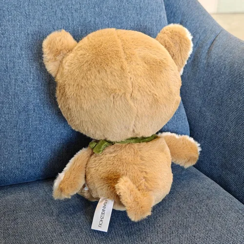 Miniatura 2 de FRANKIEZHOU Peluche Shiba Inu, animal de peluche de 10 pulgadas, marrón claro, juguete suave para niños, perro de peluche, almohada de abrazo