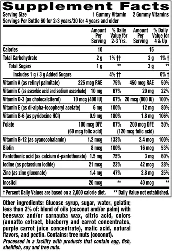 Miniatura 9 de L'il Critters Paw Patrol Gummy Vites - Multivitamínico diario para niños, vitamina C, D3 para apoyo inmunológico sabores de cereza, naranja