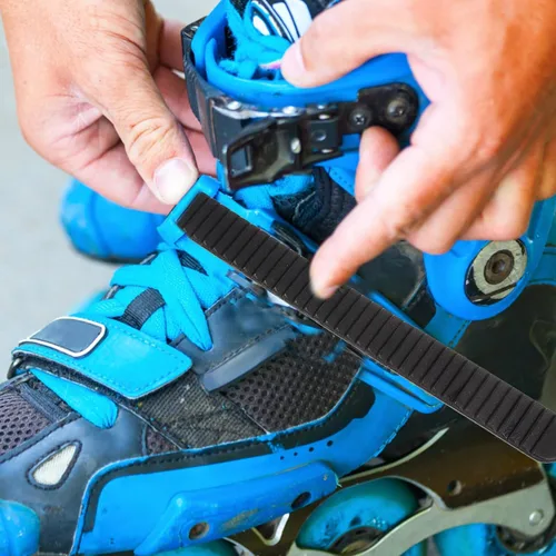 Miniatura 7 de BESPORTBLE Zapatos de patinaje Correa Roller Skate Hebilla Profesional Estable Reemplazable Skate Clip Accesorios
