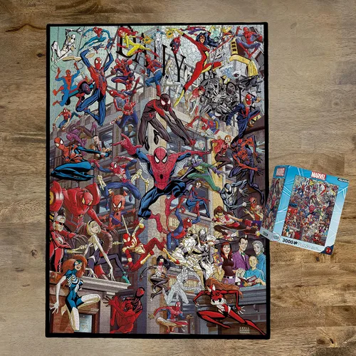 Miniatura 3 de AQUARIUS Marvel Spider-Man Heroes Puzzle (rompecabezas de 3000 piezas) – Mercancía y coleccionables con licencia oficial de Marvel Comics, sin