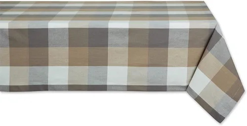 Miniatura 13 de DII Tri-Color Check Collection - Juego de servilletas 100% algodón, 20 x 20 pulgadas, color negro, 6 piezas