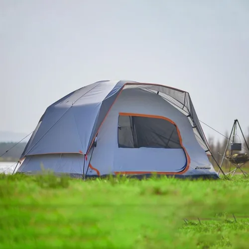 Miniatura 4 de EchoSmile 2/4 Person Camping Tent, Lightweight Dome Family Tent with Rainfly, Easy Setup, Waterproof & Windproof Outdoor Shelter for Group Hiking