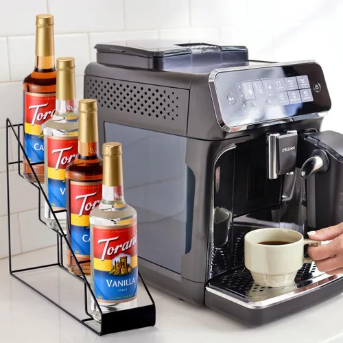 Miniatura 7 de kimilus Estante para Jarabe de Café para Accesorios de Bar de Café, se adapta a jarabe Torani y Monin, Organizador de Bar de Café con capacidad