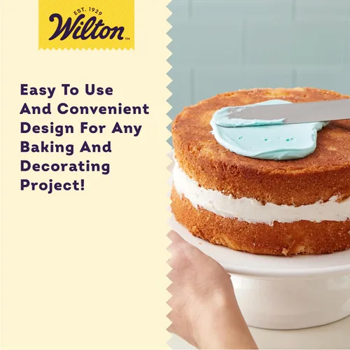 Miniatura 4 de espátula para glaseado en ángulo Wilton 409 7716, 13 pulgadas, Negro