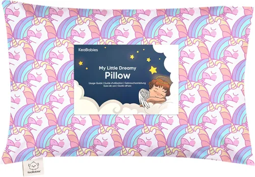 Miniatura 46 de Almohada para niños pequeños con funda - 13 x 18 pulgadas My Little Dreamy Almohada para niños pequeños de KeaBabies para viajar y dormir, funda