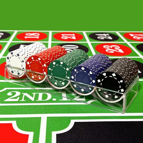 Miniatura 4 de SEETOOOGAMES Bandeja de fichas de póquer, soporte acrílico transparente para fichas de casino, vitrina de almacenamiento de fichas para Texas