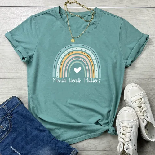 Miniatura 2 de ROSEPARK Camisetas gráficas para mujer, lindas camisetas de verano
