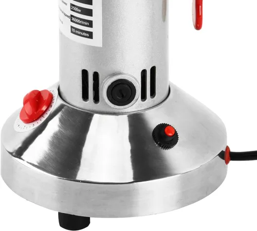Miniatura 8 de DasMarine Molinillo eléctrico de grano de alta velocidad de 17.64 oz, molinillo de especias de acero inoxidable comercial con motor de 2500 W, malla
