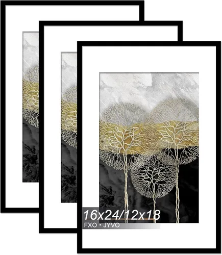 Miniatura 37 de Fxojyvo Marco de Fotos de 4x6, Muestra Foto de 3.5x5 con Paspartú o 4 x 6 Sin Paspartú, Liviano y de Alta Transparencia Marco de 4 por 6 para Pared