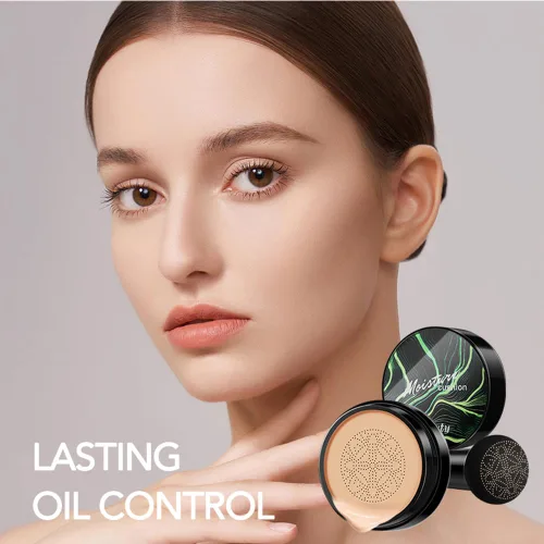 Miniatura 2 de Base de cojín de aire de cabeza de hongos, crema BB hidratante nude corrector mate de larga duración, Air Heads CC Cream maquillaje facial (natural)