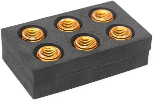 Miniatura 4 de KETABAO Tuercas de piñón de rueda trasera doradas compatibles con YZF R1 98-13 R6 03-15 XJ6 S Diversion FZ1 Fazer MT-09 13-18 16 17
