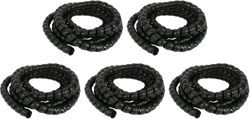 Miniatura 9 de TEMCo ST0480-5/8" Manguera Hidráulica Envoltura Espiral Cubierta Protectora de Alambre de 10 pies Organizador de Cable de Guardia - 1 AÑO DE GARANTÍA
