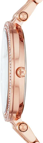 Miniatura 3 de Michael Kors Darci - Reloj de pulsera de cuarzo de tres agujas con bisel de cristal para mujer