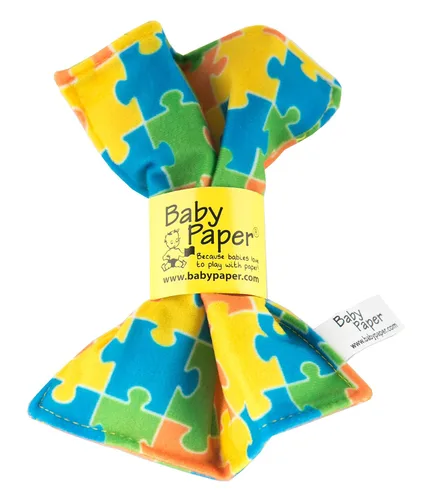 Miniatura 23 de Baby Paper, Juguete para bebé crujiente a rayas de color blanco y negro Rayas negras y blancas