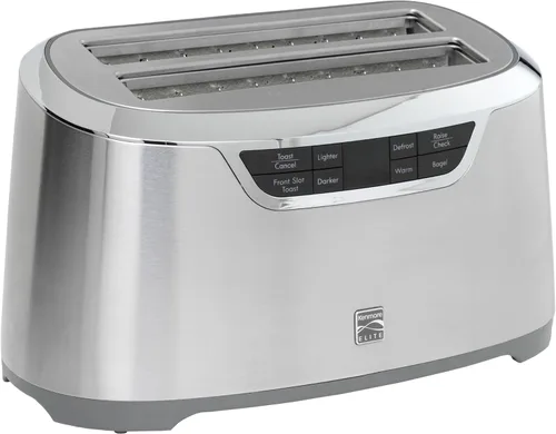 Kenmore Tostador de 4 rebanadas - Ranura extra ancha de mostrador, función de descongelación, Grille-Pain, 9 ajustes de tostado, bandeja de migas