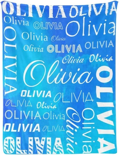 Miniatura 15 de Manta de bebé personalizada con nombre, manta personalizada con nombre, manta personalizada para adultos, niños, cumpleaños, Navidad, Día