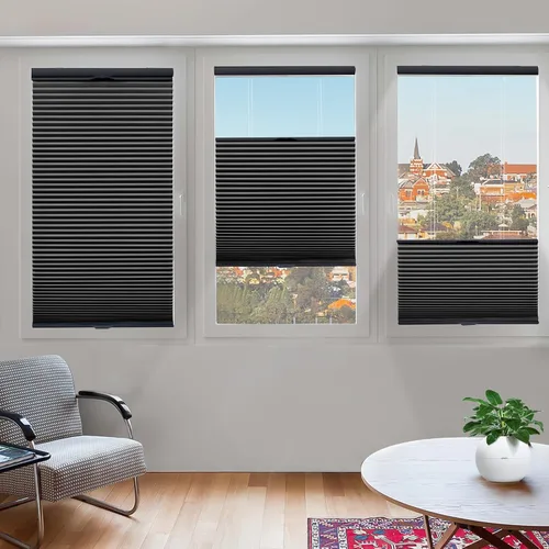Miniatura 40 de Tonature Persianas Celulares de Tamaño Personalizado para Ventanas Cortinas Blackout sin Cordón Persianas Enrollables Protección UV Aislamiento