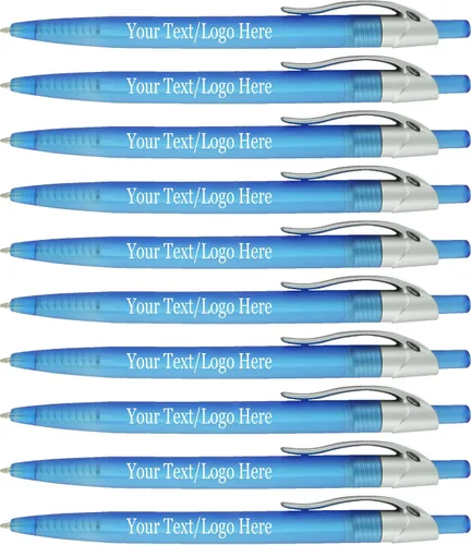 Miniatura 11 de SyPen Bolígrafos personalizados con tu logotipo o texto personalizado, paquete de 500 unidades a granel para negocios, fiestas y eventos, bolígrafos