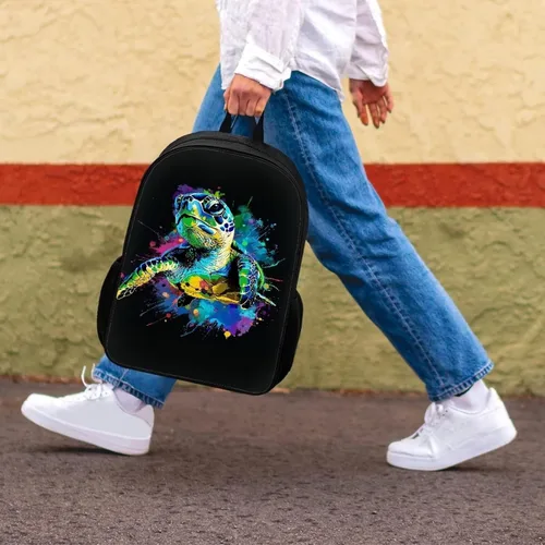 Miniatura 161 de HUGS IDEA Los animales frescos 3D niños escuela libro bolsa niños impresión mochilas, Baloncesto, Moderno