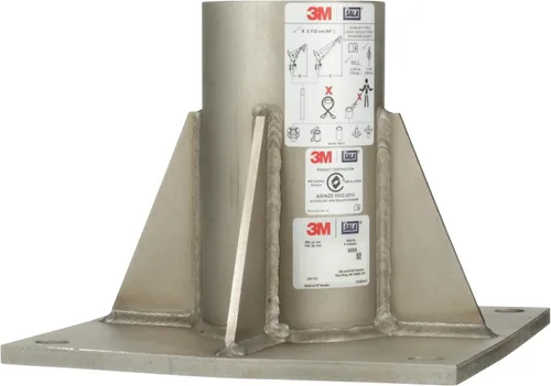 Miniatura 4 de 3M DBI-SALA 8000096 Base de montaje en piso para espacio confinado Acero inoxidable