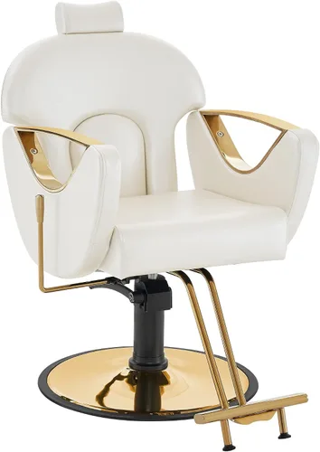 Miniatura 10 de BarberPub Silla de peluquero clásica de lujo Bomba hidráulica Recline Beauty Spa Styling Salon para equipo de estilista 9578 (negro)