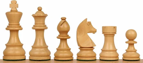 Miniatura 6 de Hastha Kalalu Piezas de ajedrez estilo Staunton oficial del torneo, juego de ajedrez de madera de lujo de caballero alemán, piezas de ajedrez