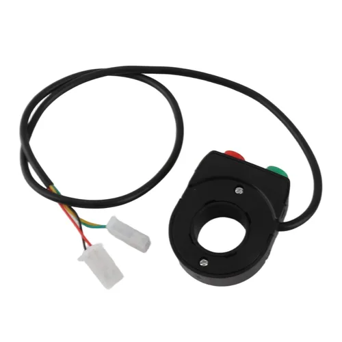 Miniatura 5 de 2 en 1 Faros delanteros de motocicleta Interruptor de encendido/apagado de bocina, interruptores de botón de control de agarre para motocicleta