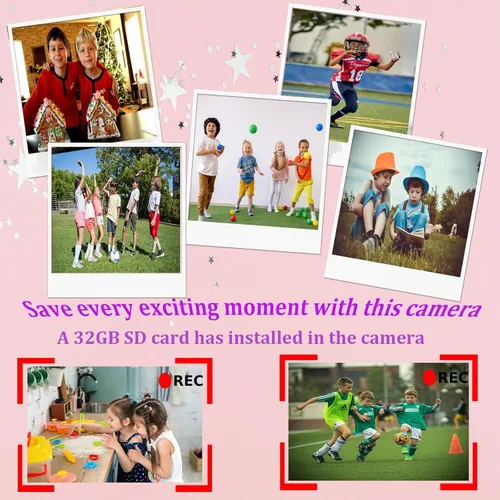 Miniatura 3 de Night Vision Goggles for Kids Boys and Girls, Christmas Birthday Gifts, Night Vision Binoculars Rosa