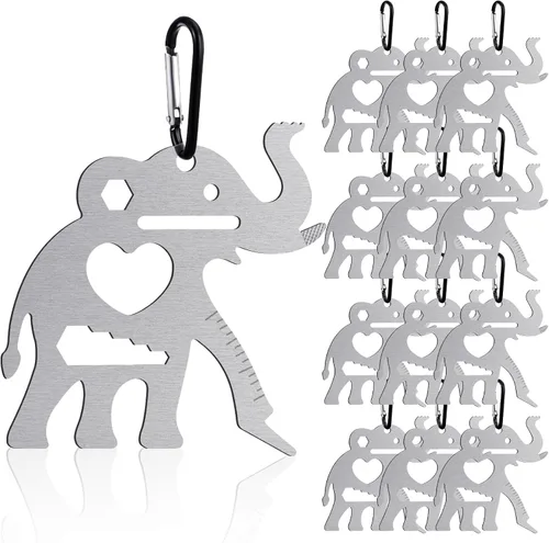 Miniatura 7 de Cholemy 12 herramientas de tarjetas de crédito, regalos novedosos para el día del padre, hombres, papá, relleno de calcetines, billetera