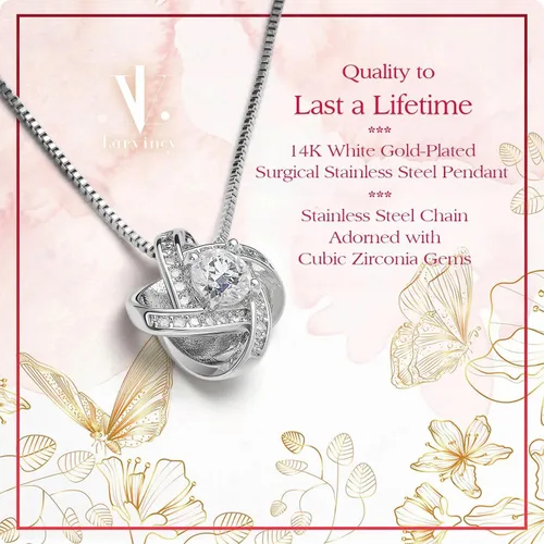 Miniatura 5 de Larvincy Collar Para Mi Hija De Papá Con Mensaje Sincero Y Elegante Caja, Regalos Para Hija De Padre, Hermosa Joyería De Regalo Del Amor De Papá En
