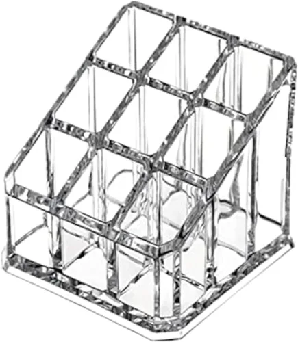 Miniatura 4 de Almohadillas cuadradas de algodón acrílico, soporte para hisopos, organizador de hisopos de gasa, dispensador de Q-tip para almacenamiento
