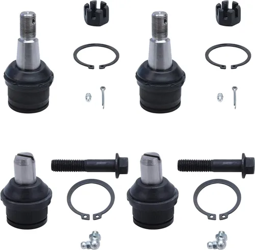 Miniatura 30 de Detroit Axle - Kit de rótulas delanteras para Ford 2003-2006 Crown Victoria Lincoln Town Car Mercury Grand Marquis 2003-2004 Marauder, reemplazo