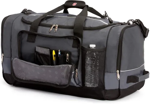 Miniatura 8 de Bolsa de lona SwissGear Apex para viajes y gimnasio con sistema de cordón elástico