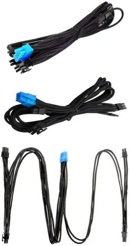 Miniatura 8 de SilverStone PP06B-EPS55 - Cable de fuente de alimentación de manga negra para un adaptador EPS/ATX de 12 V de 8 pines de 21.654 in de largo