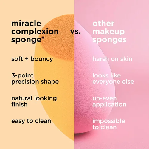Miniatura 7 de Real Techniques Esponjas de maquillaje surtidas, tez milagrosa, polvo milagroso, esponja de belleza Miracle Airblend para mezclar maquillaje