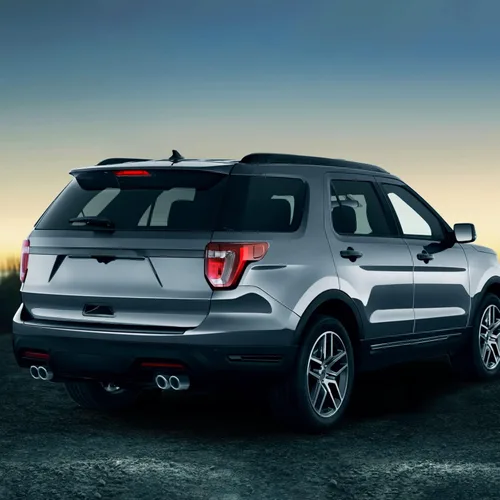 Miniatura 6 de FIONE Para Ford Explorer Conjunto de luz trasera 2016 2017 2018 2019 freno trasero lámpara policía interceptor utilidad luces traseras reemplazo
