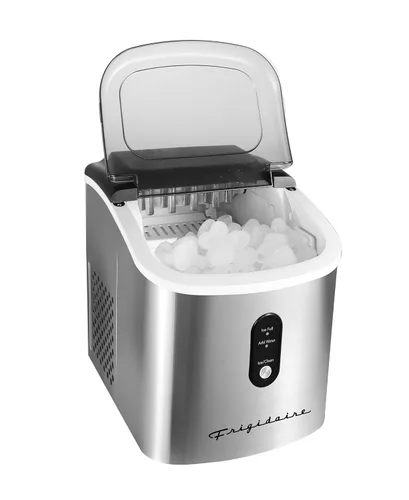 Miniatura 9 de Frigidaire EFIC103 - Máquina de hacer hielo resistente, 26 libras de hielo por día, azul SS Azul inoxidable