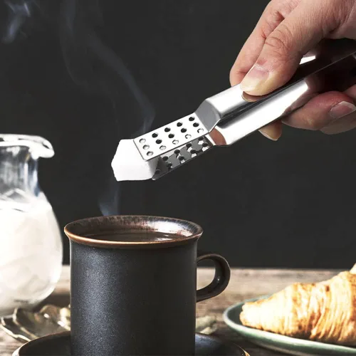 Miniatura 2 de Exprimidor de bolsas de té, pinzas para bolsa de té, pinzas para bolsa de té, clip para bolsa de té, clip para té suelto con agarre de hojas