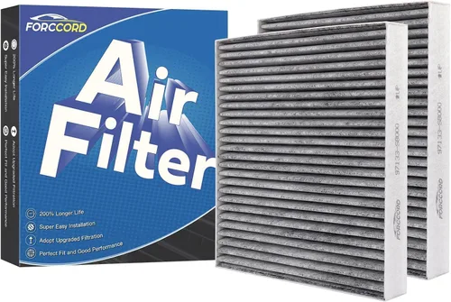 Miniatura 16 de Filtro de aire de cabina externo para Tesla Model X 2015 2016 2017 2018 2019 2020 Filtro de admisión Actualización de carbón activado de repuesto
