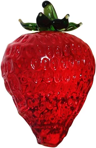 Miniatura 8 de JOONOR Adorno decorativo de estatua de uva de cristal morado, figura de cristal de fruta artificial, pisapapeles de mesa, adorno de cristal