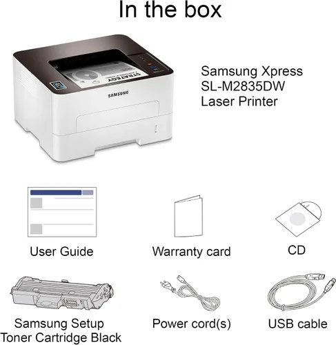 Miniatura 4 de Impresora monocromática inalámbrica (SL-M2835DW/XAA), de la marca Samsung
