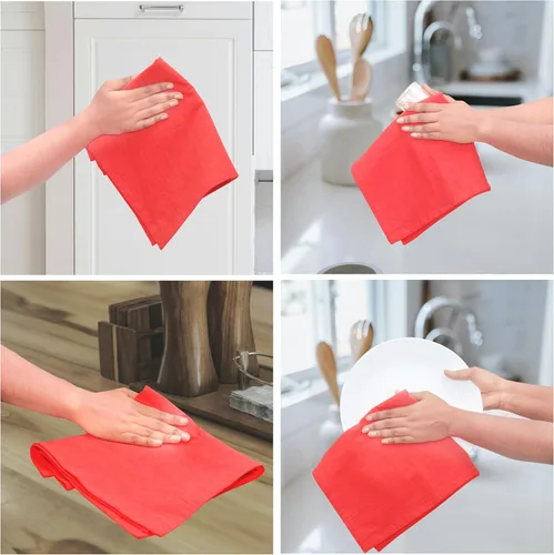 Miniatura 30 de Urban Villa Toallas de cocina 100% algodón para cocina (juego de 6) 20"x30" toallas de cocina altamente absorbentes, juego de ropa de cocina