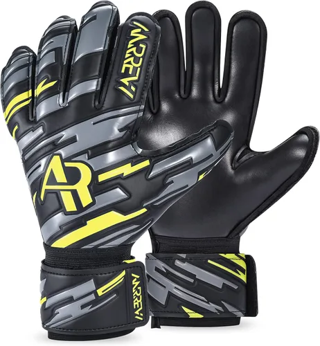Miniatura 8 de Guantes de portero de fútbol con protección de dedos y doble protección para la muñeca. Los guantes de portero proporcionan un control y agarre Azul