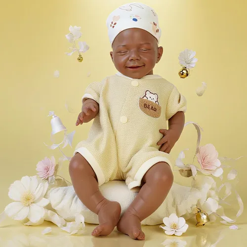 Miniatura 9 de Muñecas de Bebé de Silicona Completa, 16.65 pulgadas Muñeca de Bebé Recién Nacido de Silicona Realista, Sin Vinilo 1:1 Muñecas Reborn Durmientes que